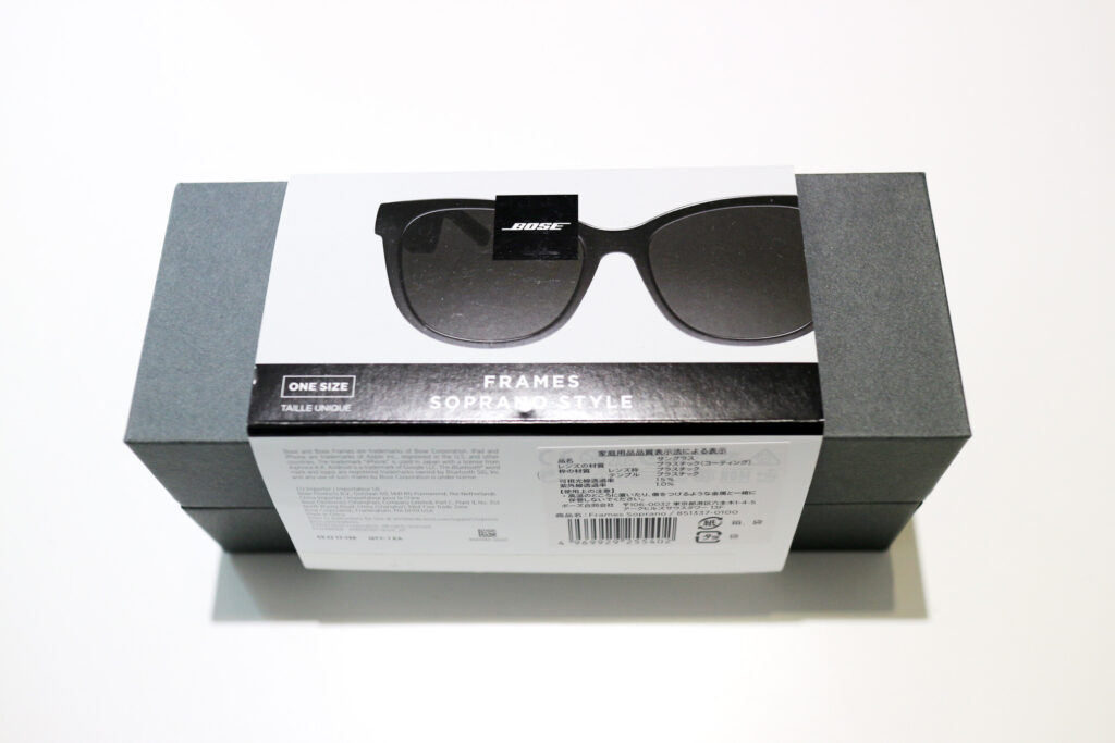 Bose-Frames Sopranoの箱