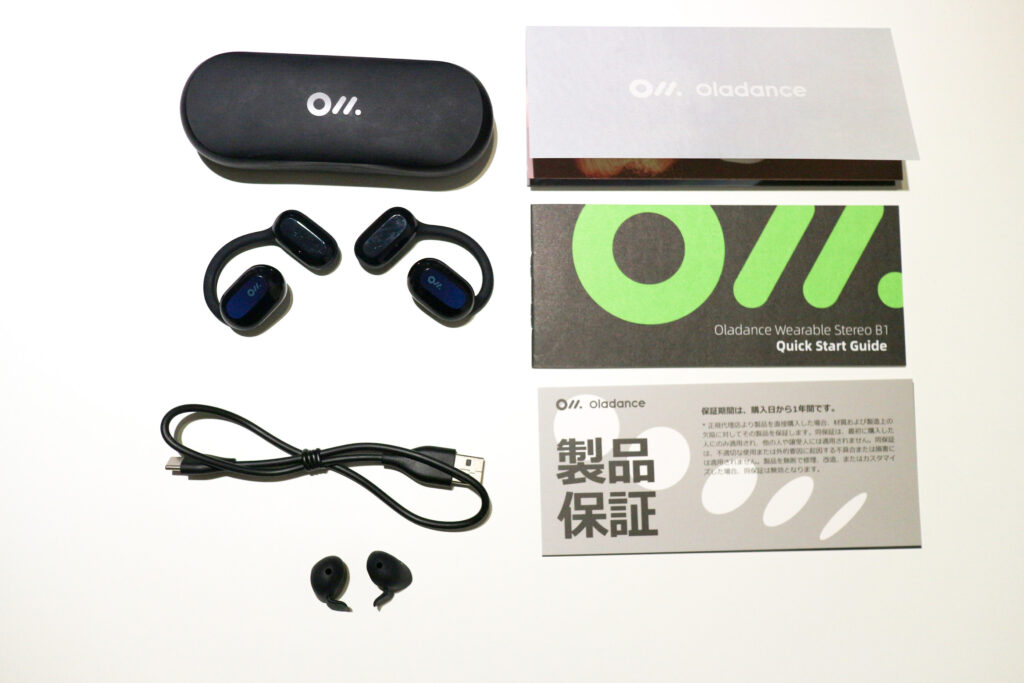Oladanceの同梱物