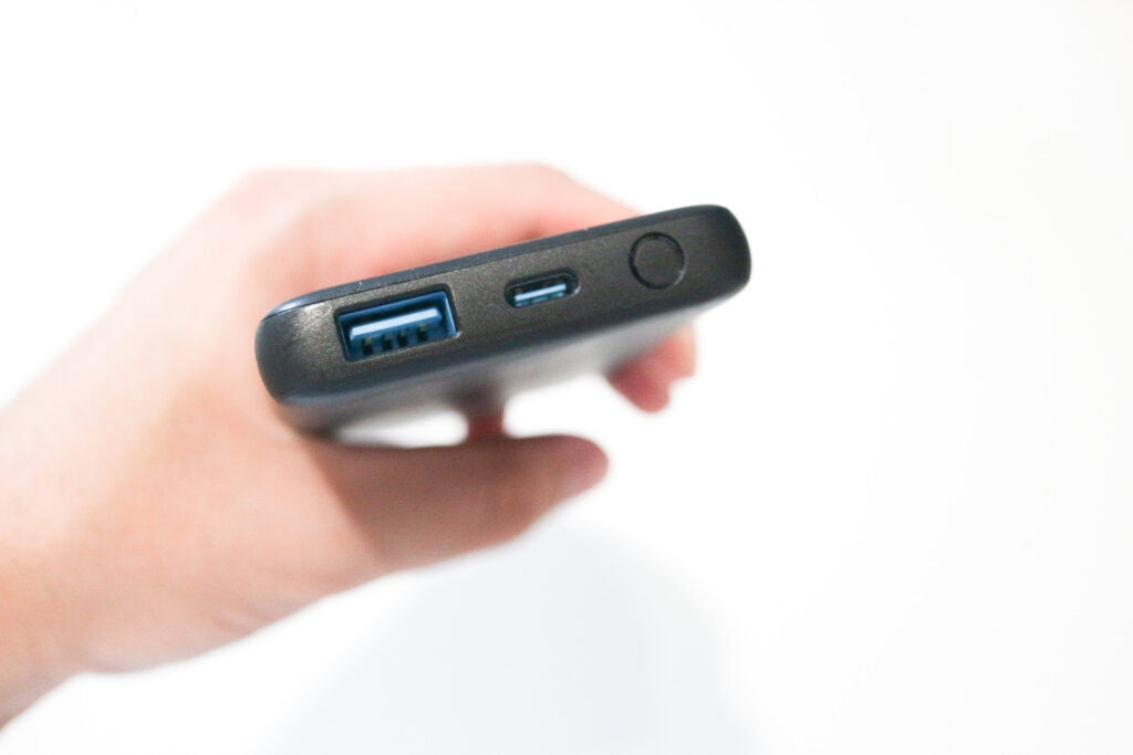 Anker PowerCore IIIの充電ポート