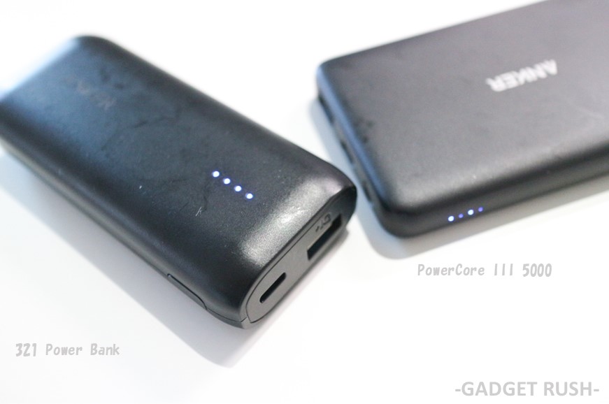 ANKER 321 Power Bank(PowerCore 5200)とPowerCore III 5000